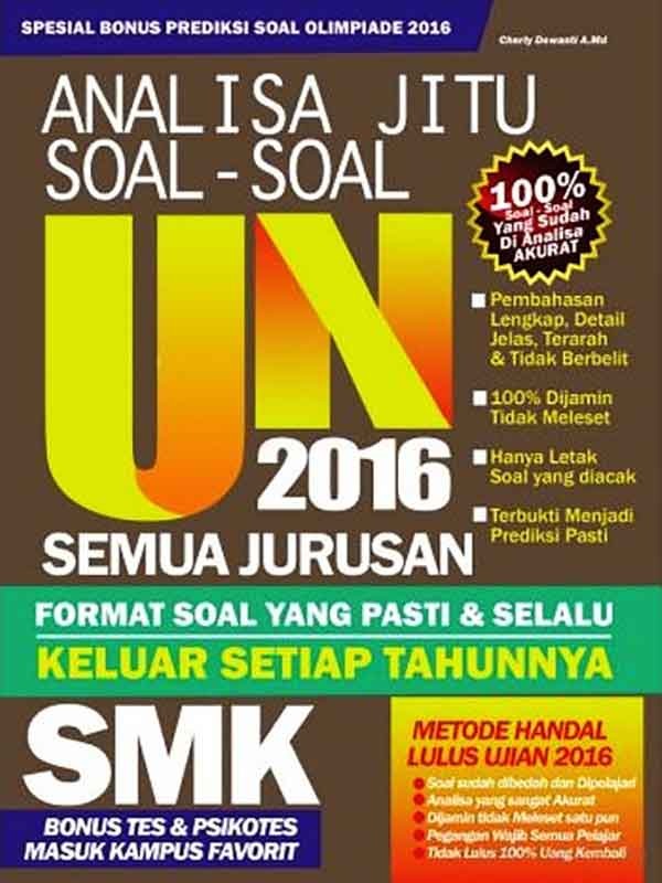 ANALISA JITU SOAL- SOAL UN 2016 SMK -SC-