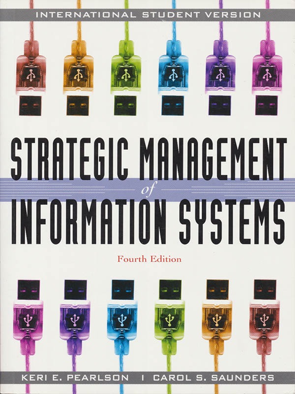 Strategic Management of Info System 4e/PEARLSON