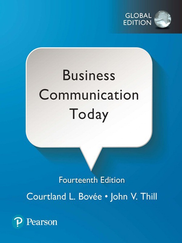 Business Communication Today 14th Edition / Bovee, Thill