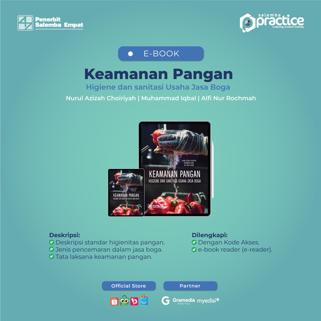 eBook Keamanan Pangan: Higiene dan Sanitasi Usaha Jasa Boga (Nurul Azizah Choiriyah, Muhammad Iqbal, Alfi Nur Rochmah)