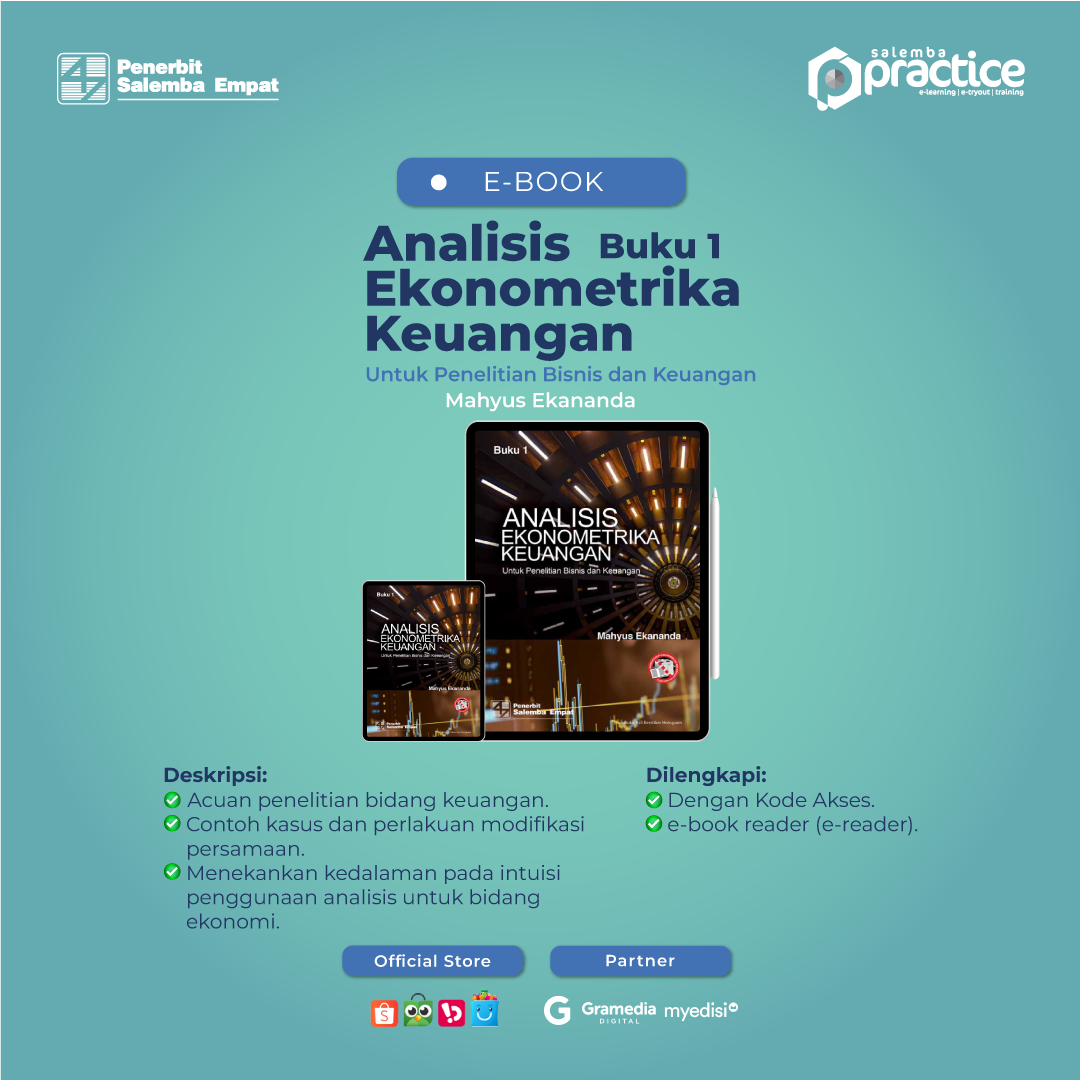 eBook Analisis Ekonometrika untuk Keuangan, Buku 1 (Mahyus Ekananda)