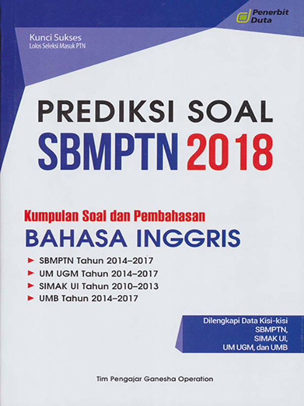 PREDIKSI SOAL SBMPTN 2018 B. INGGRIS