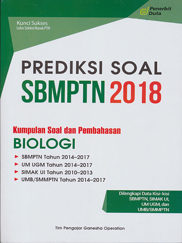 PREDIKSI SOAL SBMPTN 2018 BIOLOGI