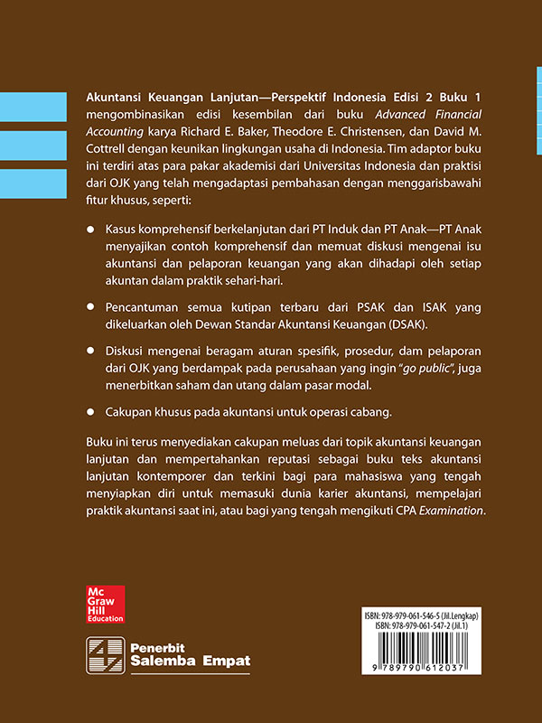 Akuntansi Keuangan Lanjutan-Perspektif Indonesia Edisi 2 Buku 1/Baker