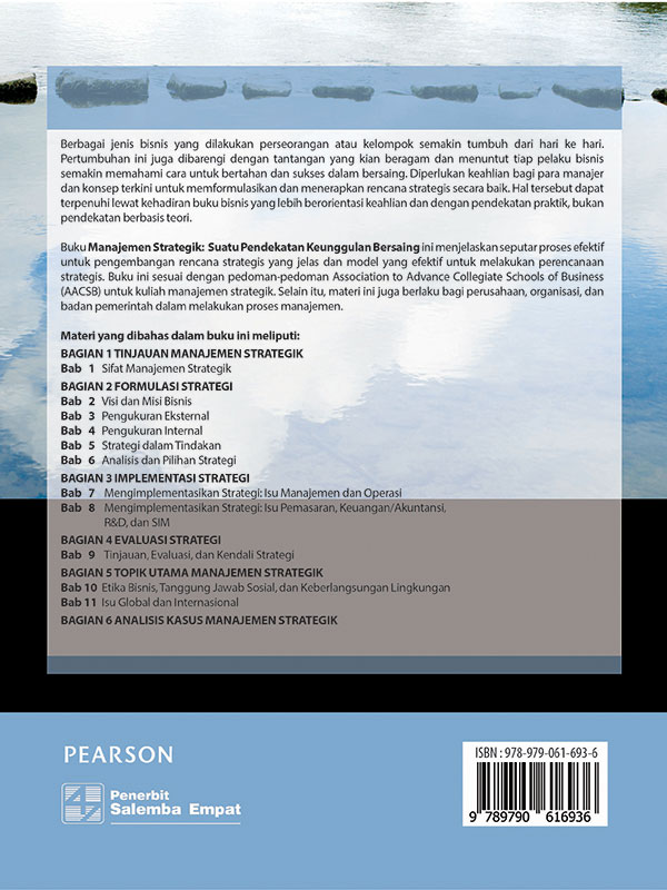 Manajemen Strategik Edisi 15: Suatu Pendekatan Keunggulan Bersaing-Konsep/Fred R. David