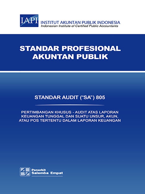 SA 805-Standar Audit/IAPI