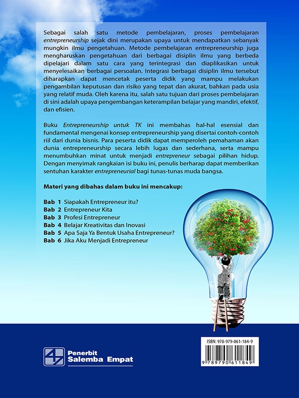 Entrepreneurship untuk TK/Serian Wijatno