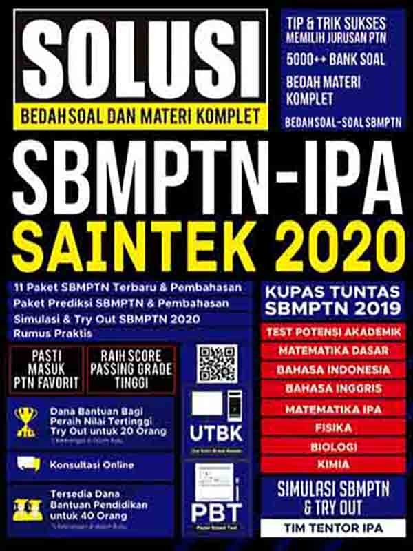 Solusi Bedah Soal Dan Materi Komplet Sbmptn Ipa Saintek 2020