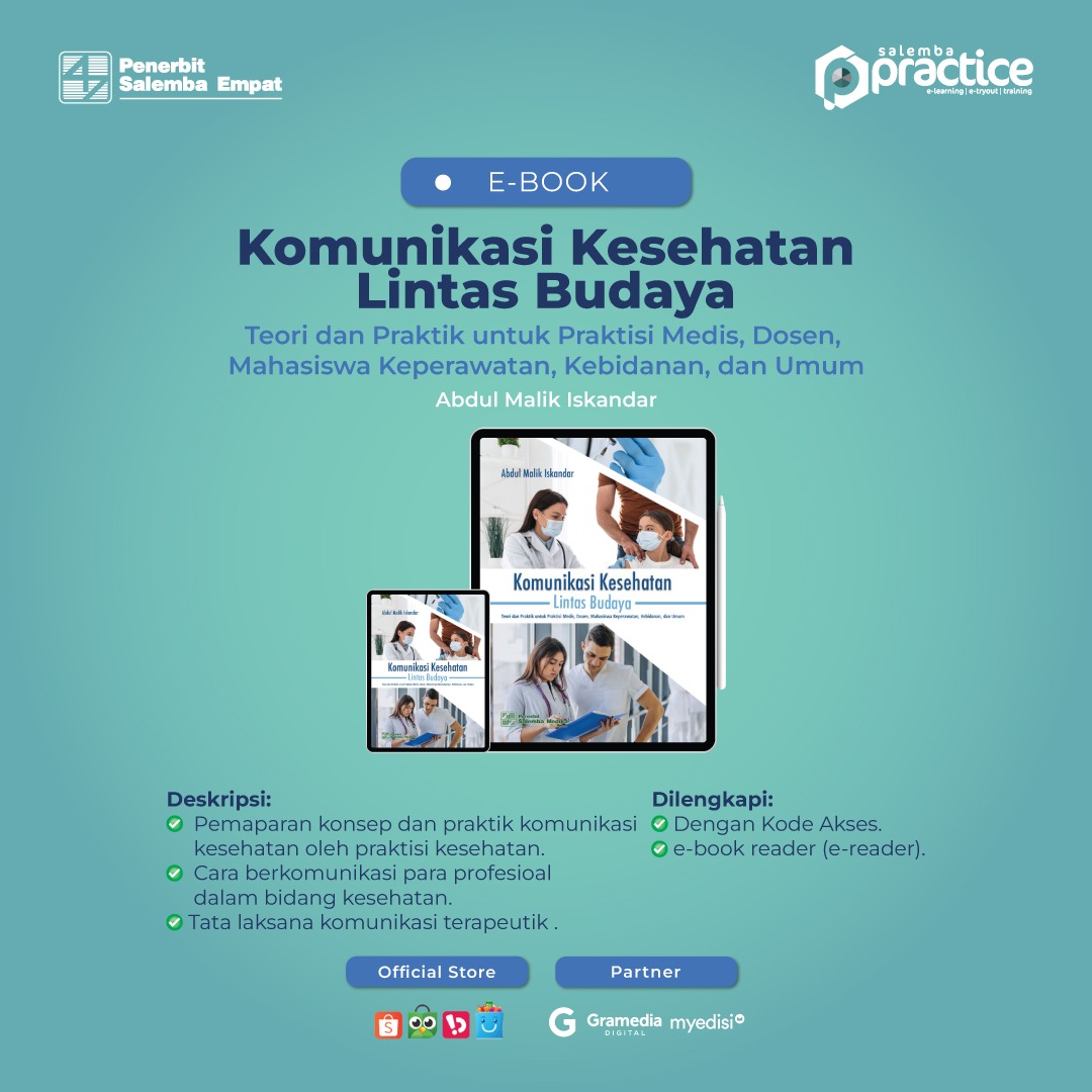E-Book Komunikasi Kesehatan Lintas Budaya: Teori dan Praktik untuk Praktisi Medis, Dosen, Mahasiswa/Abdul Malik Iskandar