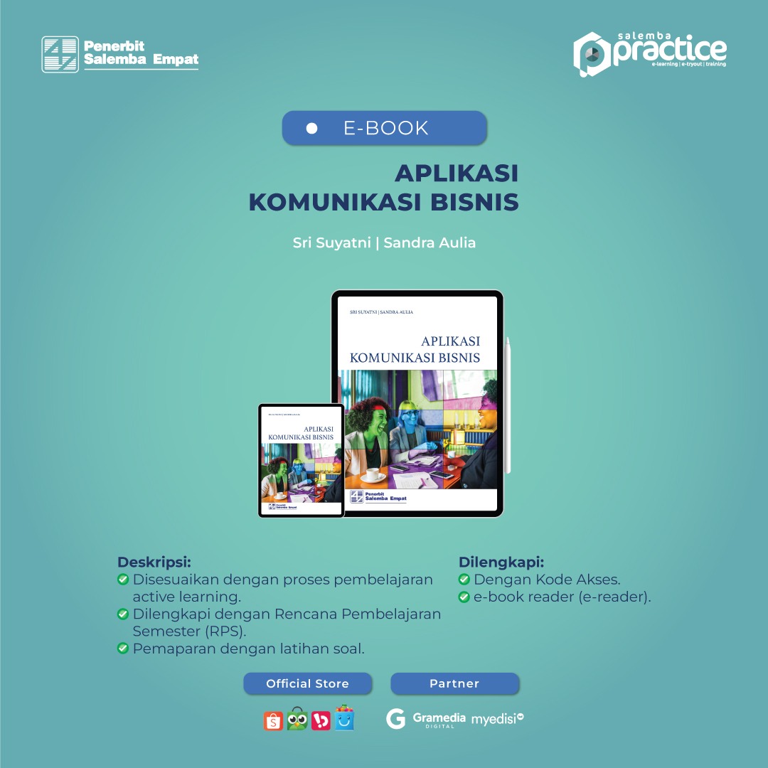 E-Book Aplikasi Komunikasi Bisnis/Sri Suyatni, Sandra Aulia Zanny