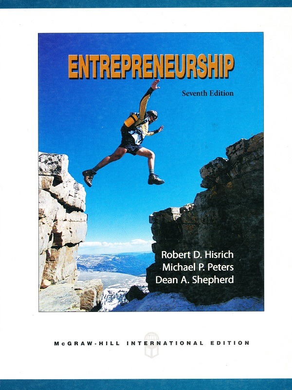 Entrepreneurship 7e/Hisrich