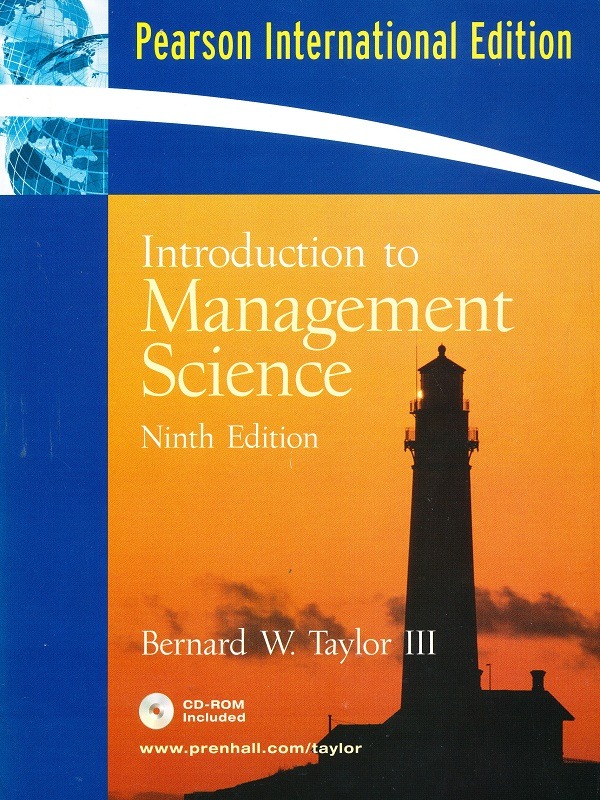 Management Science 9e/Taylor III