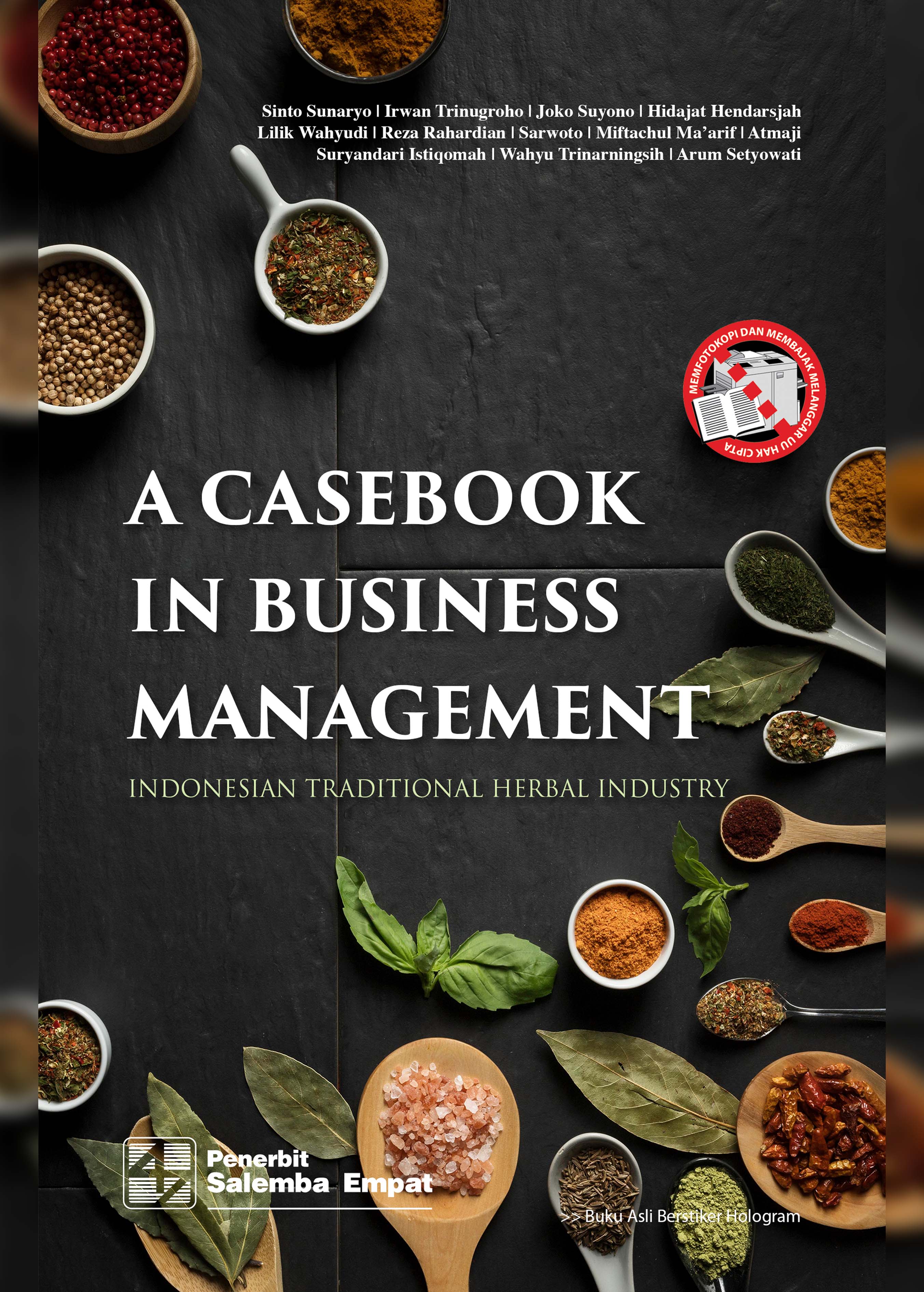 eBook A Casebook in Business Management: Indonesian Traditional Herbal Industry (Sinto Sunaryo)